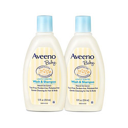 Aveeno 艾惟诺 儿童沐浴露洗发水二合一婴儿洗发水宝沐浴乳燕麦354ml