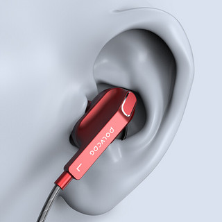 POLVCOG 铂典 D9 PRO 入耳式双动圈有线耳机 中国红 3.5mm