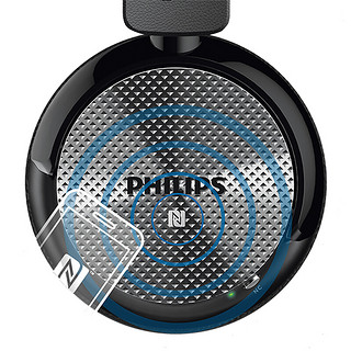 PHILIPS 飞利浦 SHB8850NC 耳罩式头戴式主动降噪蓝牙双模耳机 黑色