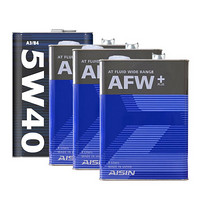 爱信（AISIN）自动变速箱油 AFW+ 12L+爱信全合成机油润滑油SN 5W40 4L全合成 变速箱油机油套餐