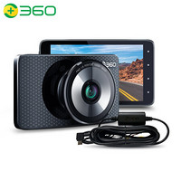360 行车记录仪G600 4G版 智能语音1600p高清夜视+降压线组套产品