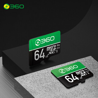 360 存储卡 64GB TF（MicroSD）存储卡 V30