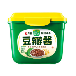 欣和调味酱葱伴侣6月香豆瓣酱800g六月香东北大豆大酱蘸炒菜炸酱