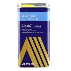 AISIN 爱信 CLASS7 DOT5.1铁桶刹车油全合成制动液离合器油通用型特斯拉1KG