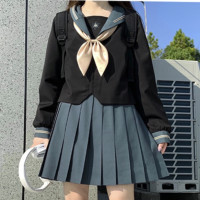 御茶家 jk制服 叁穗中 长袖水手服