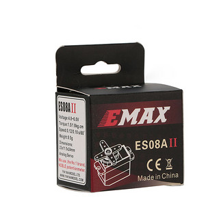 EMAX 银燕舵机 ES08A II 伺服器 8.5g高灵敏度数码舵机