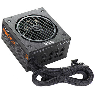 EVGA 850 BQ 铜牌（85%）半模组ATX电源 850W