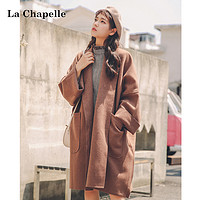 La Chapelle 拉夏贝尔 914613495 女士呢子大衣 咖啡色