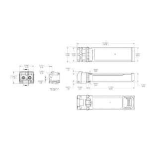 QNAP威联通TRX-16GFCSFP-SR双端口16GBLCSR短波SFP+收发器NAS配件 TRX-16GFCSFP-SR