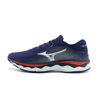 Mizuno 美津浓 Wave Sky 5 男子跑鞋 J1GC210208 灰色/红色 38.5