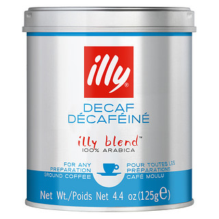 illy 意利 意大利进口 意利（illy） 咖啡粉（低咖啡因）125g