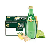 Perrier 巴黎水 充气天然矿泉水 干姜青柠味 330ml*24瓶