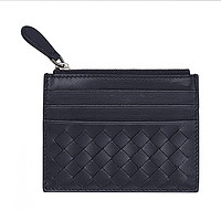 BOTTEGA VENETA 葆蝶家 女士羊皮零钱包 367004V001N4014 深蓝色