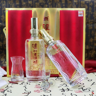 泸州老窖 五粮液（WULIANGYE）浓香型白酒 52度白酒 一尊天下 100ml*5 礼盒装