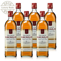 麦高瑞威士忌 Macaulay Scotch Whisky 英国原瓶进口洋酒 700ml*6瓶整箱装