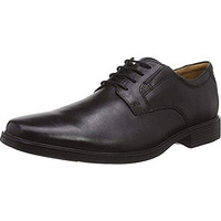Clarks 其乐 男士 Tilden 平纹牛津鞋 ,Black6.5 UK