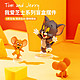  MINISO 名创优品 猫和老鼠Tom&Jerry我爱芝士卡通系列桌子摆件随机　