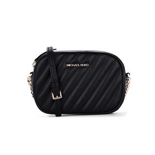 MICHAEL KORS 迈克·科尔斯 奢侈品 MK女包 ROSE系列黑色单肩斜跨包 35S1GXOC1U BLACK