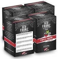 Der-Franz Früchteee “花式苹果” 装在经典茶包中，4 包（80 茶袋 x 2.0 克）