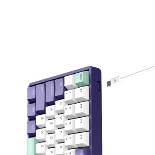 IQUNIX F96 100键 蓝牙双模机械键盘 葡萄牛奶 Cherry红轴 RGB