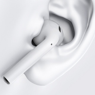 POLVCOG 铂典 AirPods 半入耳式降噪真无线蓝牙耳机 白色