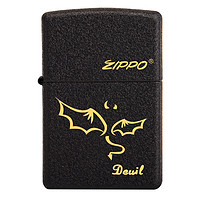 ZIPPO 之宝 经典系列 236 打火机 黑裂漆 恶魔