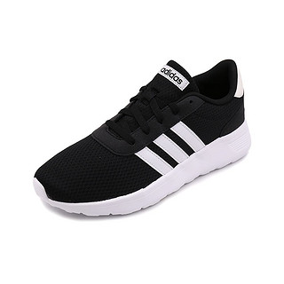 adidas NEO Lite Racer 中性跑鞋 BB9774 黑色  40