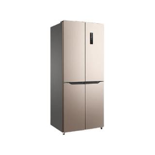 wahin华凌bcd412wsph风冷十字对开门冰箱412l金色