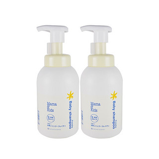 mama&kids 婴幼儿泡沫沐浴露 400ml*2瓶