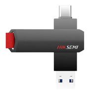 HIKVISION 海康威视 刀锋系列 X304C USB 3.1 U盘 黑色 32GB USB/Type-C双口