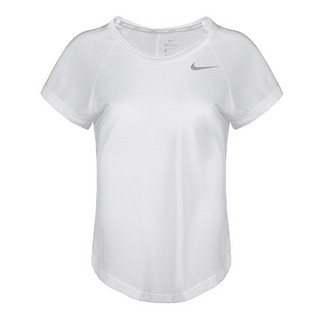 NIKE 耐克 TAILWIND 女子运动T恤 AJ6485-100 白色 XL