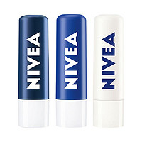 NIVEA 妮维雅 唇膏4.8g保湿滋润唇部精华润唇无色润唇膏防晒