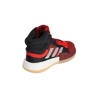 adidas 阿迪达斯 Marquee Boost J 男童休闲运动鞋 BB9319 红色/黑色/银金属 38码