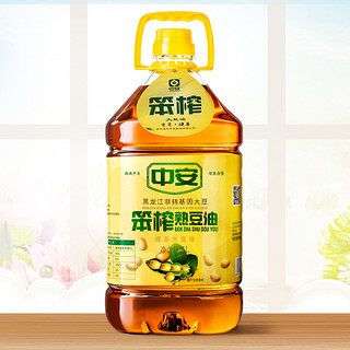 中安 笨榨熟豆油 5L