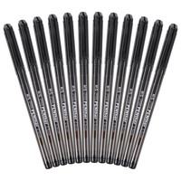 M&G 晨光 黑豹系列 AGPA1409 拔帽中性笔 黑色 0.5mm 12支装