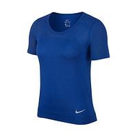 NIKE 耐克 女子运动T恤 BQ9552-438 蓝色 M