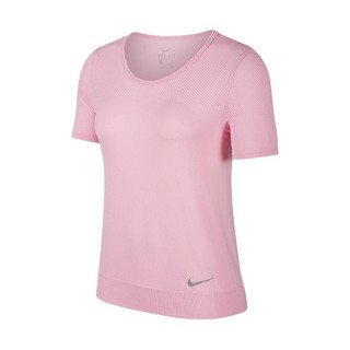 NIKE 耐克 女子运动T恤 BQ9552-629 粉色 L