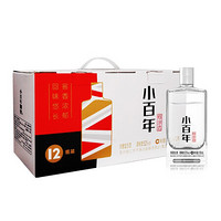 百年糊涂 小百年 52%vol 浓香型白酒 100ml*12瓶 整箱装