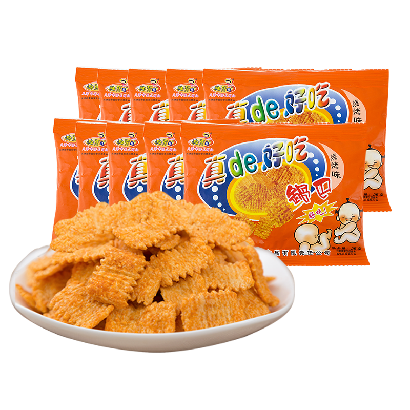 美味必备!狗牙儿零食小米锅巴让你爱不释手的网红小零食——休闲时光的最佳选择