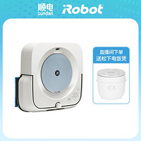 iRobot 艾罗伯特 智能擦地 拖地机器人吸尘器伴侣  M6（白色）