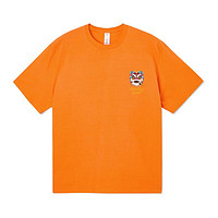BFDQJS 邦乔仕 男女款圆领短袖T恤 橙色 M