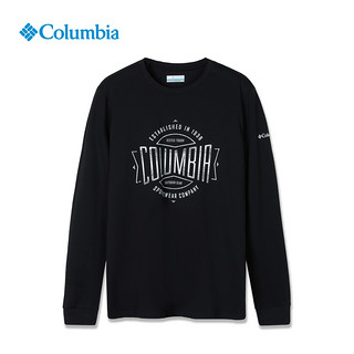 Columbia 哥伦比亚 AE3818 男士时尚字母LOGO圆领长袖T恤