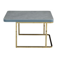 QuanU 全友 670106 轻奢岩板茶几 气质灰 高方款