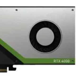NVIDIA 英伟达 Quadro RTX 4000 显卡 8GB 黑色