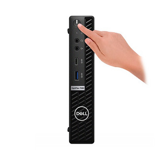 DELL 戴尔 OptiPlex 7060 MFF 九代酷睿版 商务台式机 黑色 (酷睿i5-9500T、核芯显卡、16GB、1TB HDD、风冷)