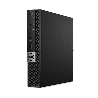 DELL 戴尔 OptiPlex 7060 MFF 九代酷睿版 21.5英寸 商务台式机 黑色 (酷睿i5-9500T、核芯显卡、8GB、256GB SSD+1TB HDD、风冷)