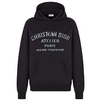 Dior 迪奥 Christian Dior Atelier 男士连帽卫衣 043J646A0531_C988 黑色 S