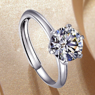 TekapoJade 107745 女士永恒的爱925银钻石戒指