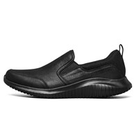 PLUS会员：SKECHERS 斯凯奇 男士商务休闲鞋 8790000 全黑色 41.5