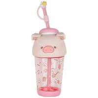 M&G SHOP 九木杂物社 LuLu联名 50021137 塑料杯 400ml 粉色